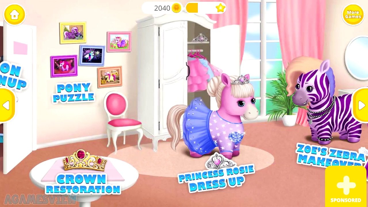 Play Fun Baby Pony Care Kids Game Kids Learn Colors, Makeup, Dress Up