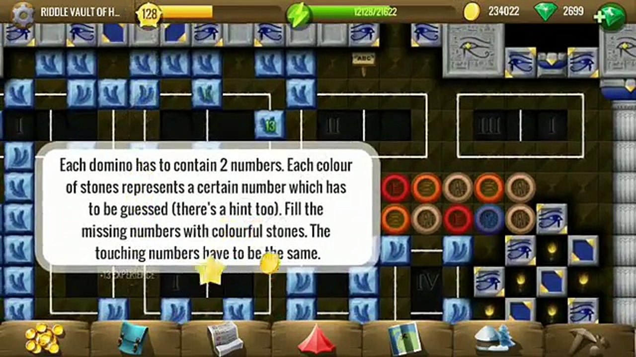 Riddle vault of horus Diggy's Adventure video Dailymotion