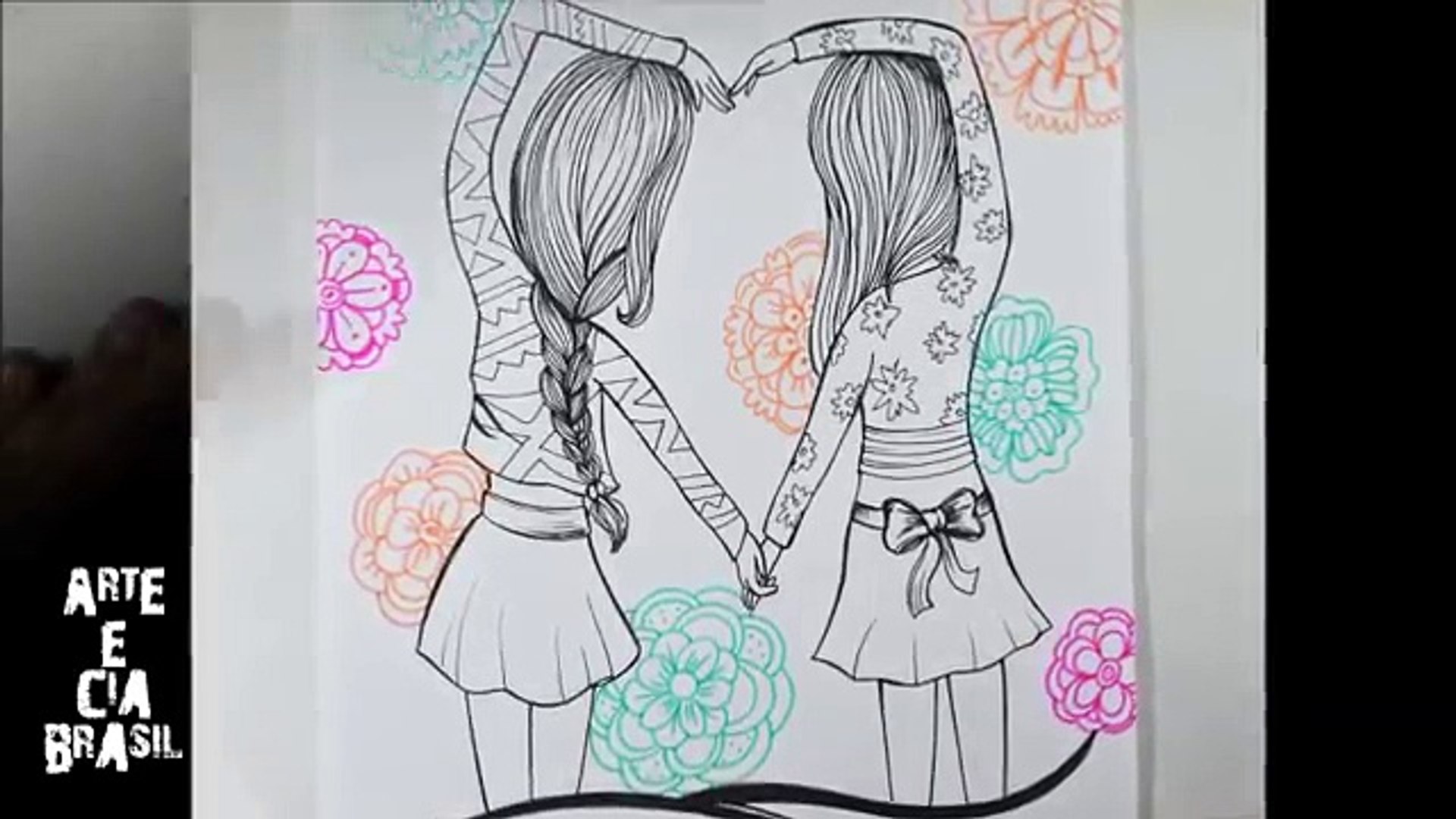 10+ Mejor Para Desenhos Tumblr Faceis De Desenhar De Bff Angelito Cortuna