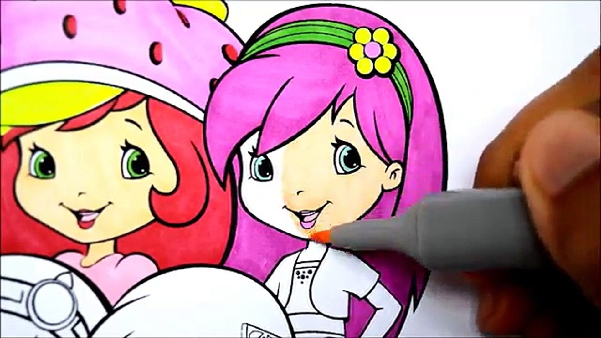 Strawberry Shortcake And Friends Coloring Pages At