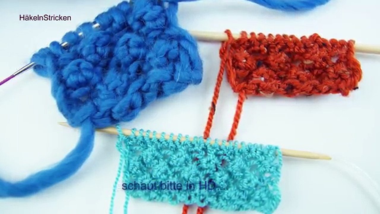 Strickmuster Dornröschenmuster stricken I Anleitung I HäkelnStricken
