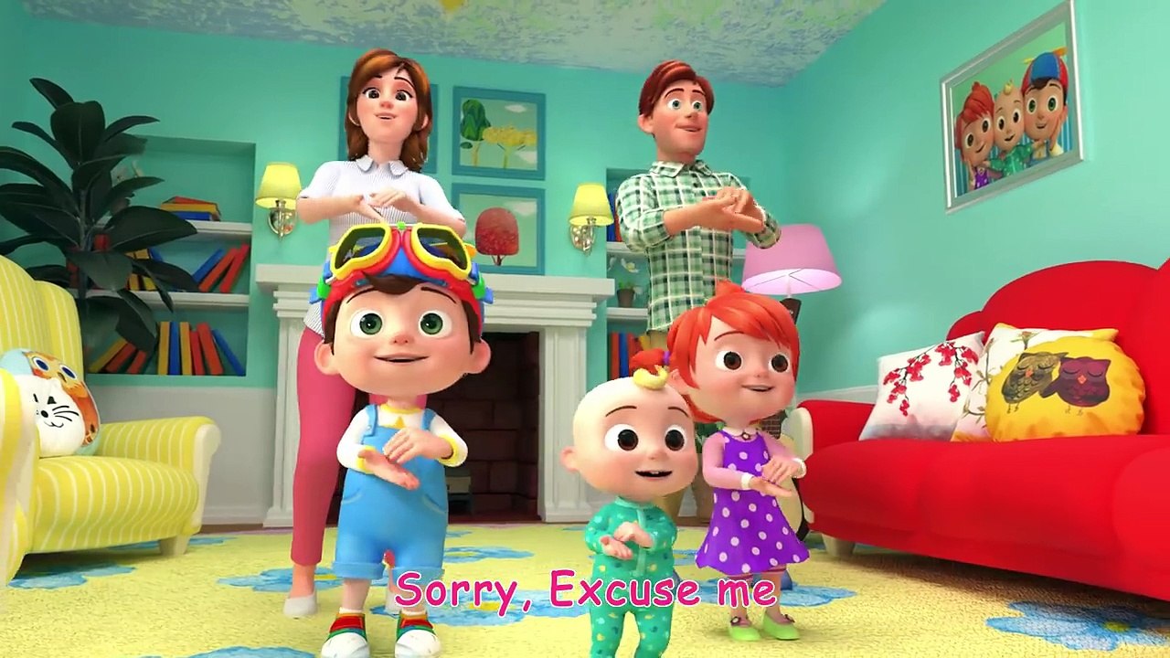 Im Sorry/Excuse Me Song ABCkidTV Nursery Rhymes & Kids Songs video