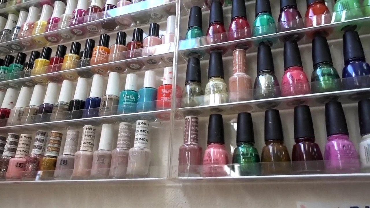 TXUNAMY GETS SUPER LONG ACRYLIC NAILS (First Time) Familia Diamond