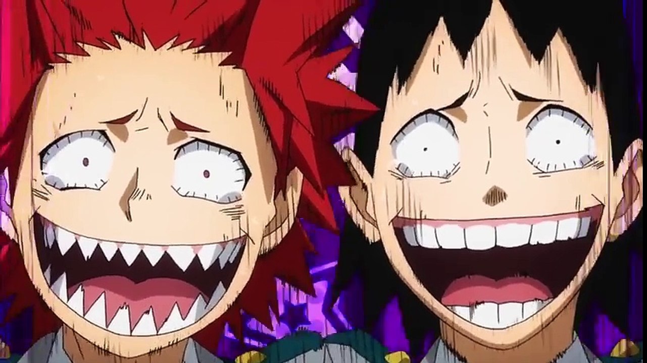 Kirishima And Sero Makes Fun Of Bakugo And His Hair Side