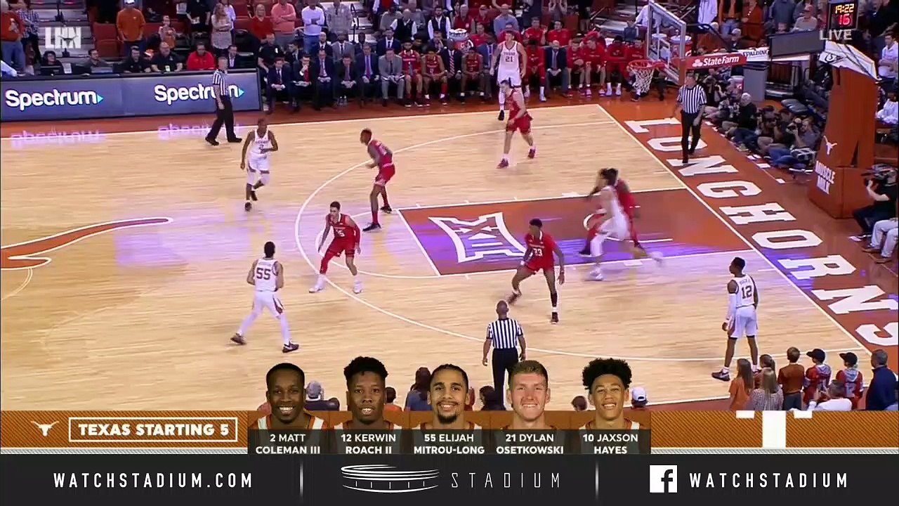 No. 8 Texas Tech vs. Texas Basketball Highlights (201819) video