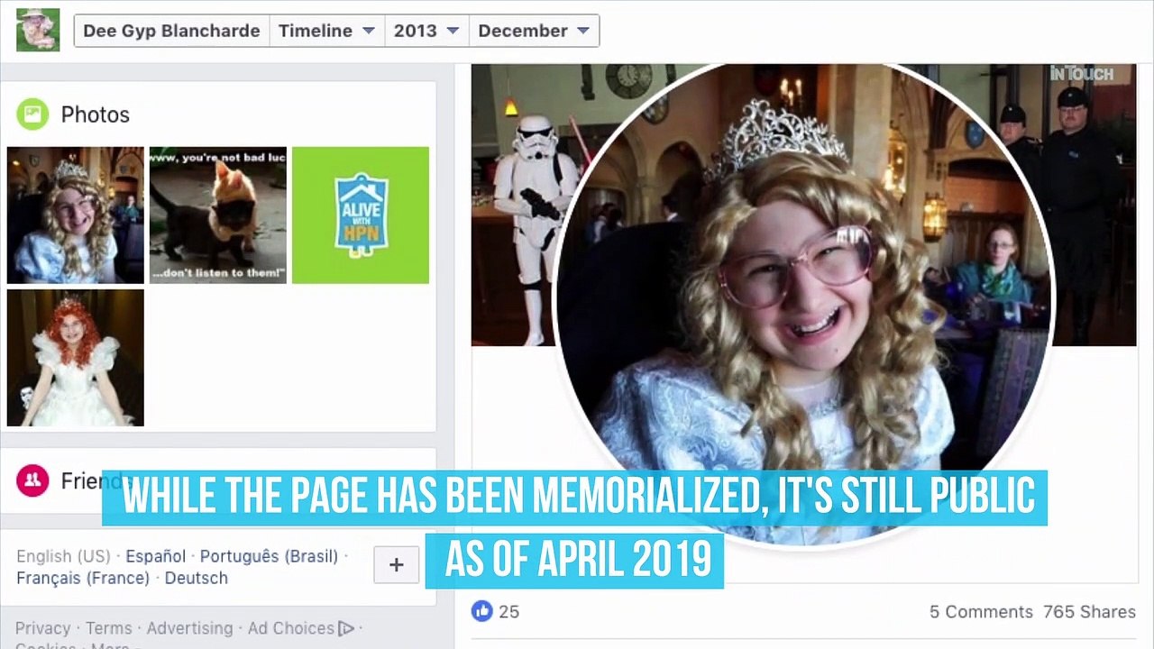 Gypsy Rose Blanchard’s Facebook Post About Her Dead Mother From 2015