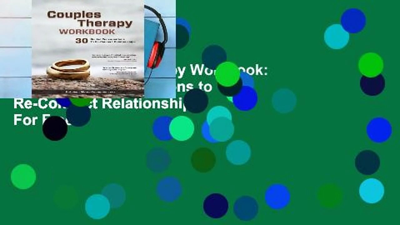 Couples Therapy Workbook: 30 Guided Conversations to Re.