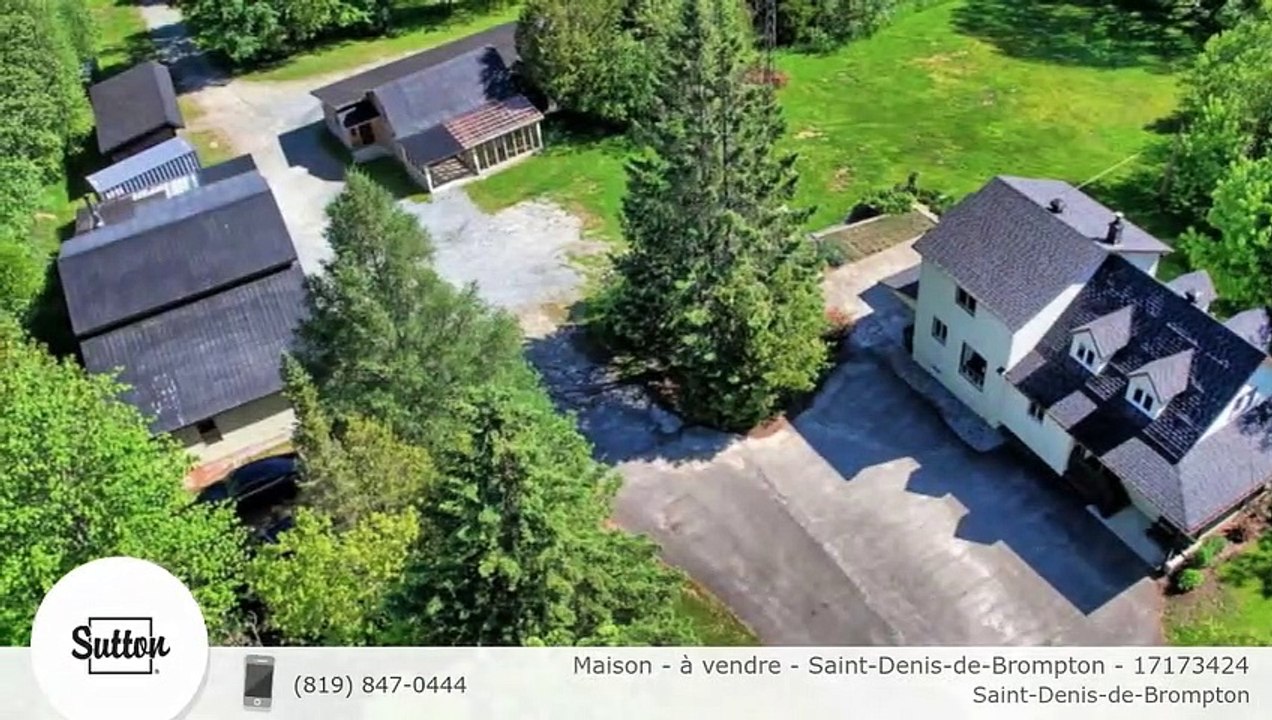 Maison à vendre SaintDenisdeBrompton 17173424 Vidéo Dailymotion