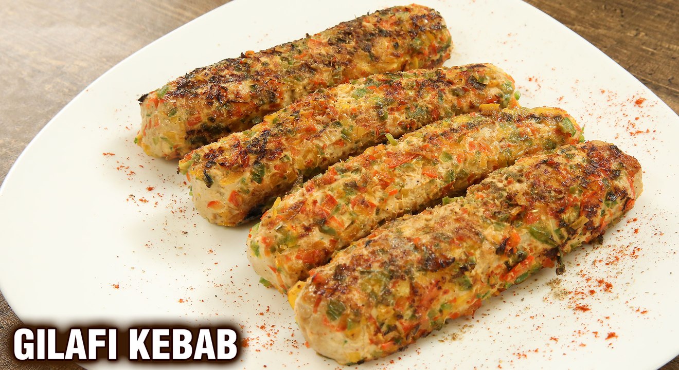 Gilafi Chicken Kebab How To Make Chicken Gilafi Kebab Murg Gilafi