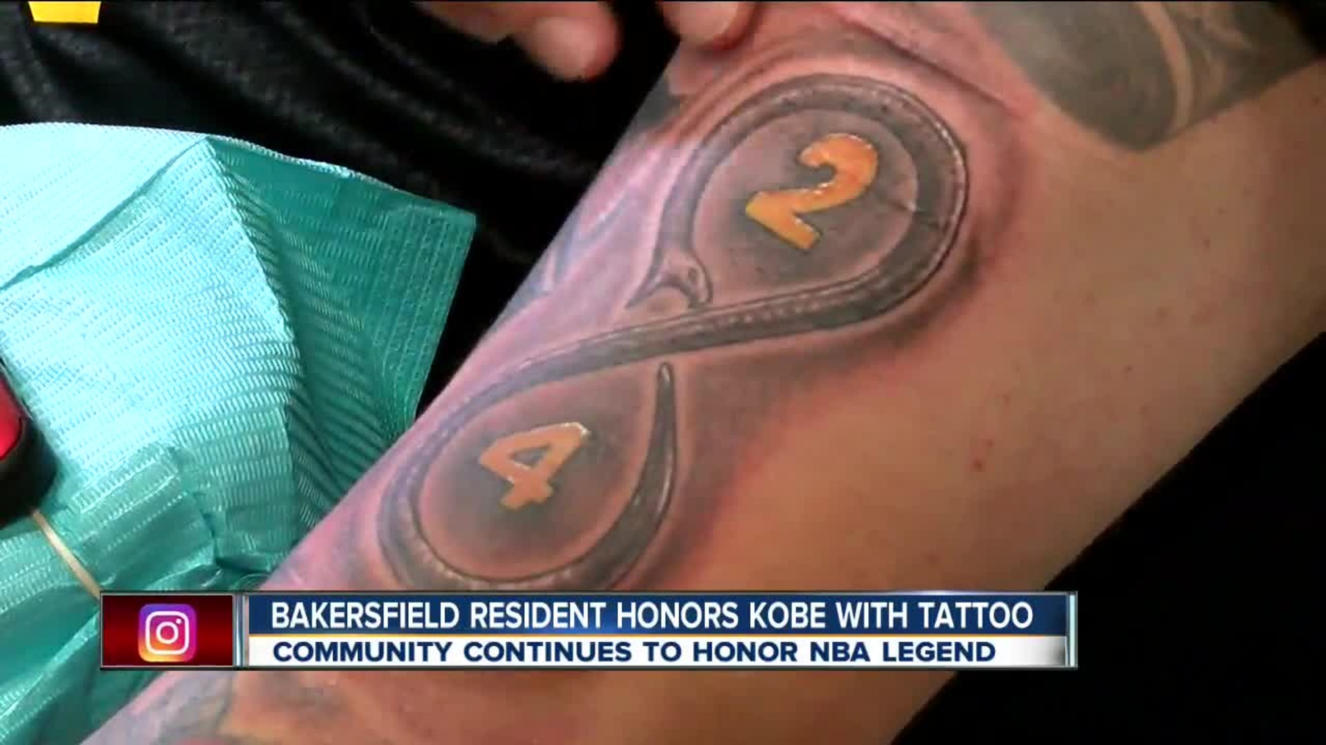 Bakersfield Resident Honors Kobe Bryant With Tattoo Of Nba Legend's Jersey Numbers - Video Dailymotion 1080_x_1920_jpg