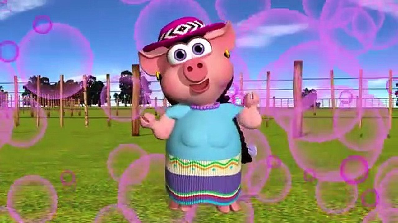 A Bañar a La Chancha Doña Pancha, El Burrito y el Conejo de La Granja