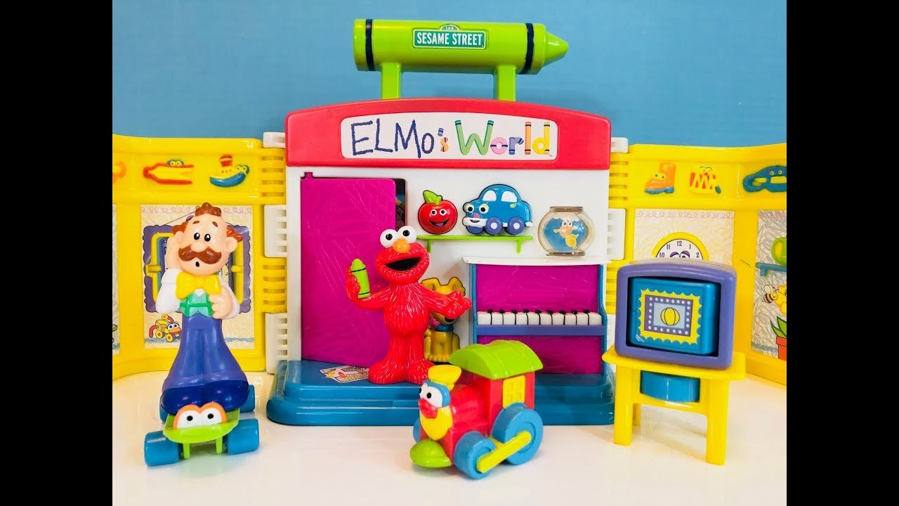 ELMO’S WORLD Sesame Street Rare Toy Playset Opening video Dailymotion