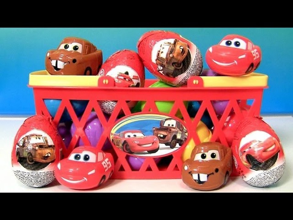 Pixar Cars Easter Eggs Basket Disney Character Shaped Candy Lightning
