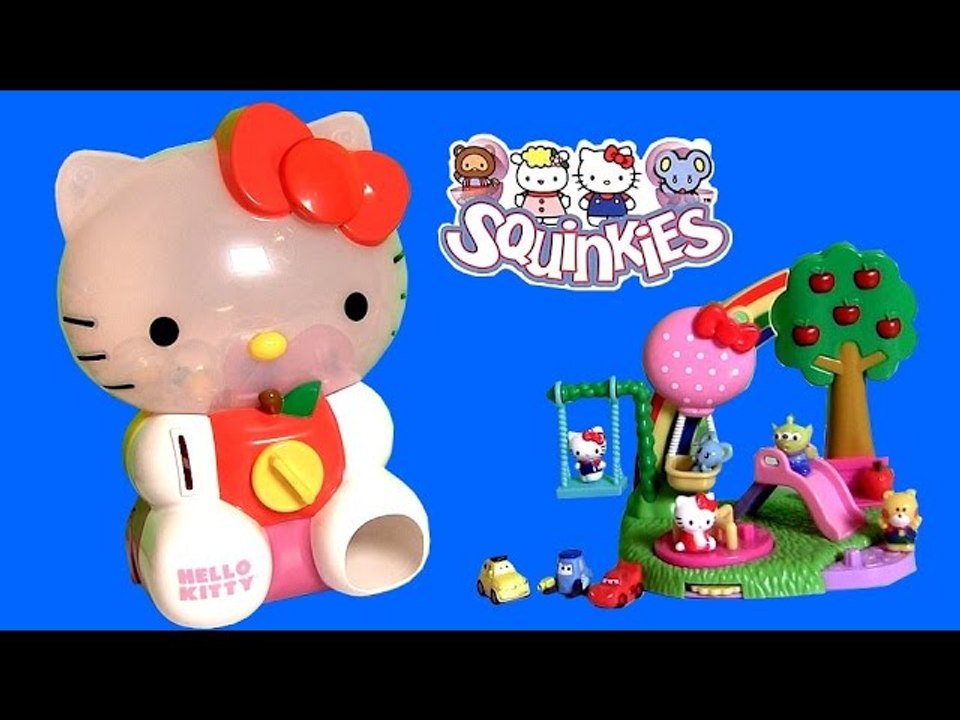 Huge Hello Kitty Squinkies Dispenser with 8 Exclusive Surprise Toys by