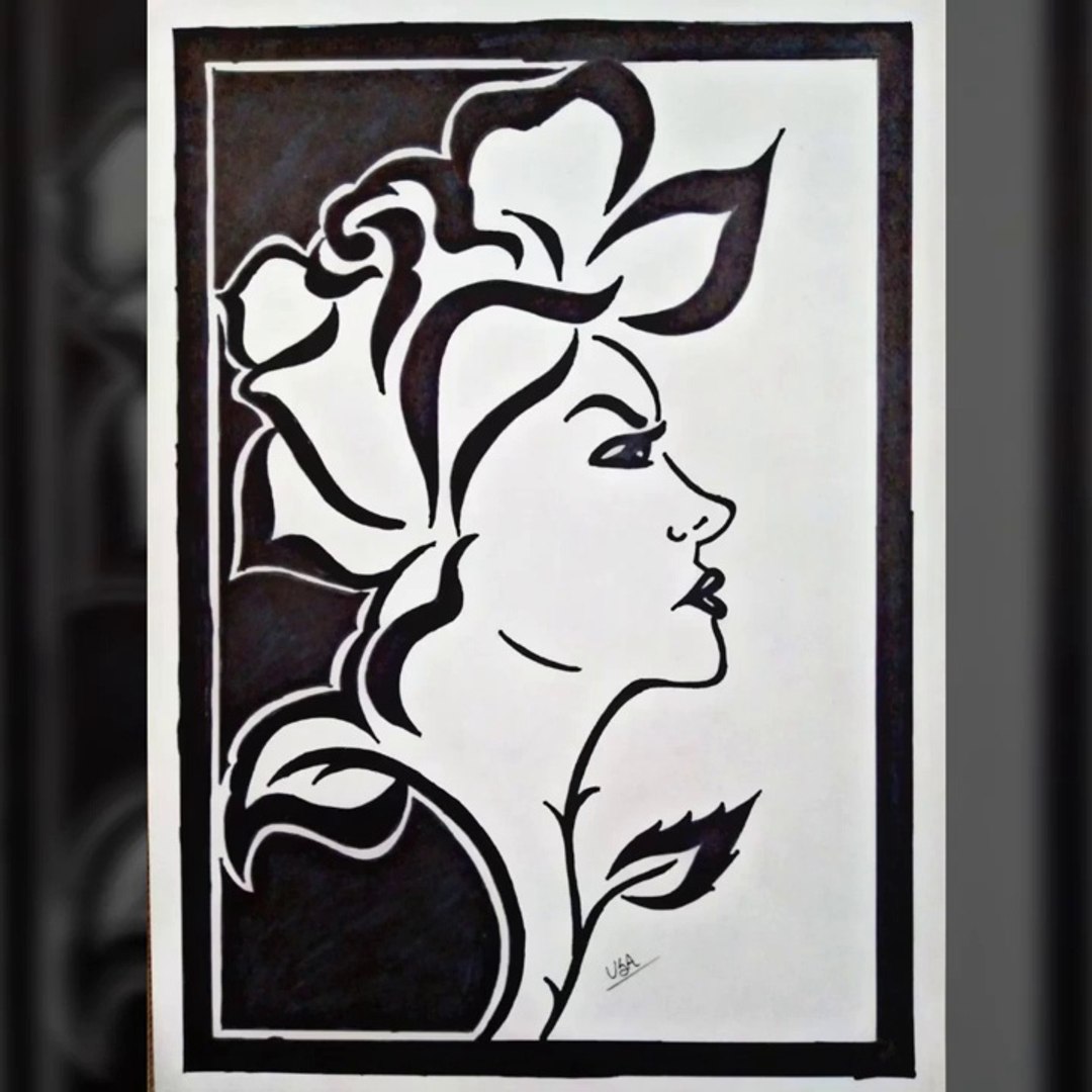 +28 Drawing Ideas With Black Marker