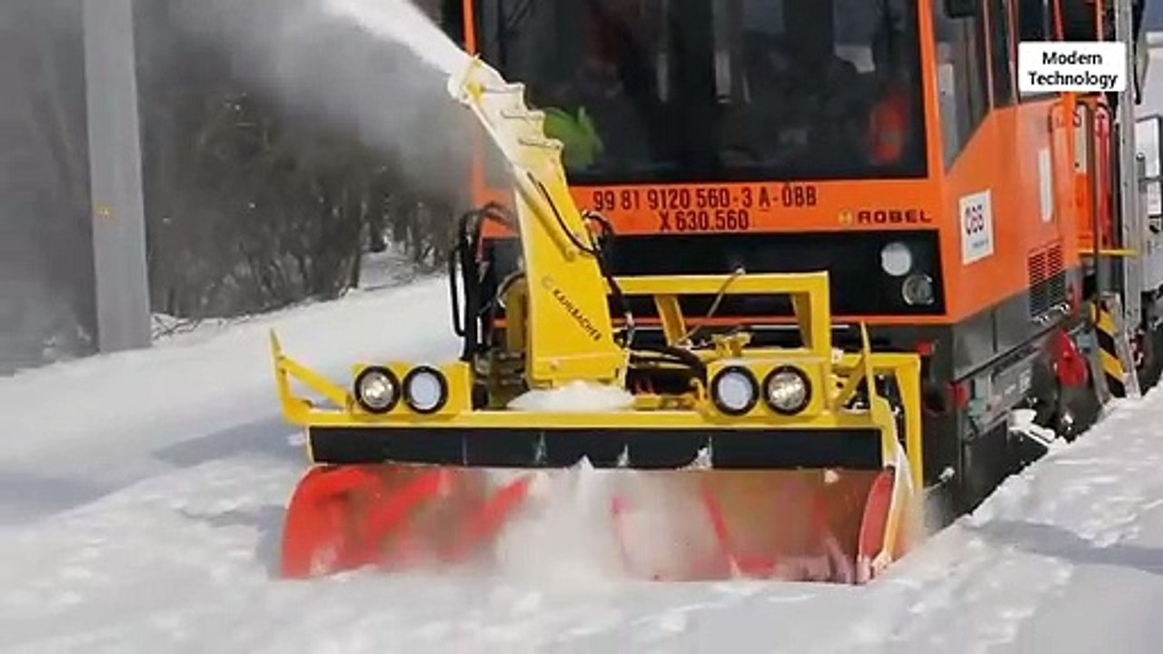 Modern Snow Cleaning Machines video Dailymotion