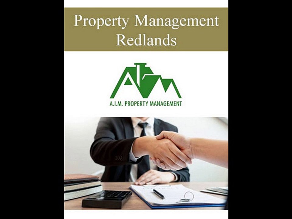 Property Management Redlands video Dailymotion