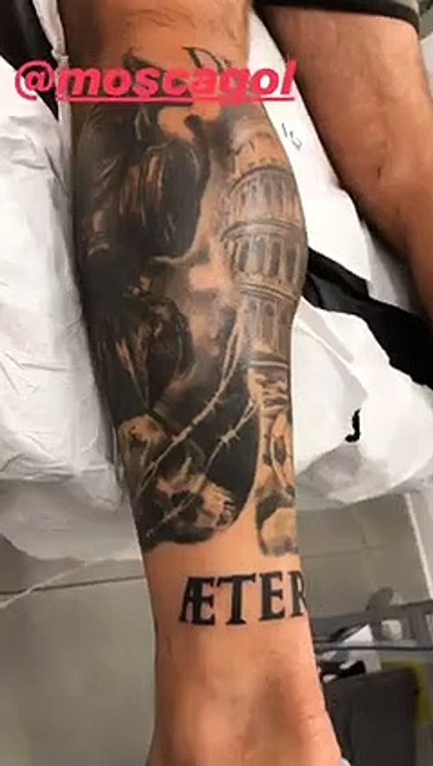 Tatuaggio Moscardelli, L'omaggio A De Rossi Ã¨ Clamoroso - Video Dailymotion 1080_x_611_jpg