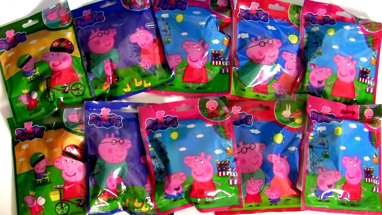Learn Numbers with Peppa Pig Blind Bags Toy Surprise Unboxing by