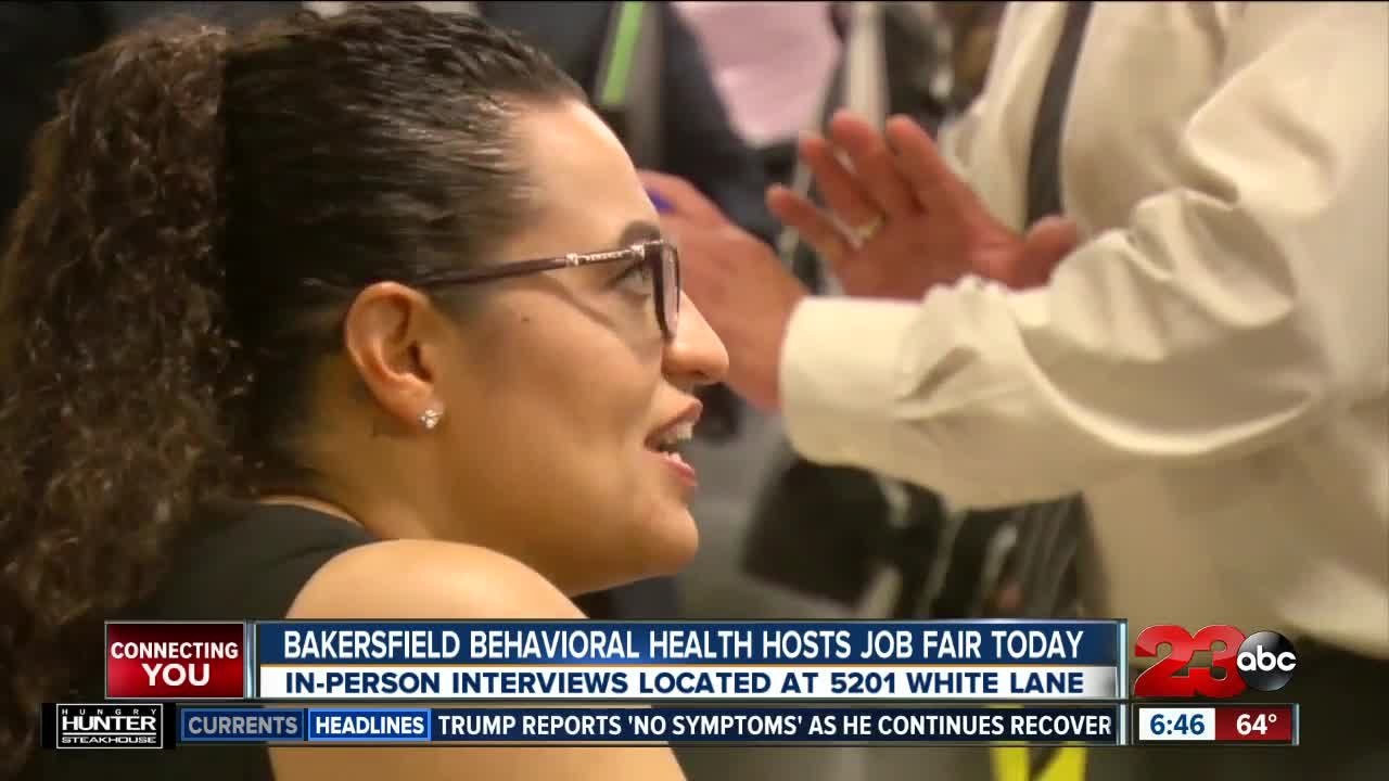 Bakersfield Behavioral Health hosting job fair today video Dailymotion