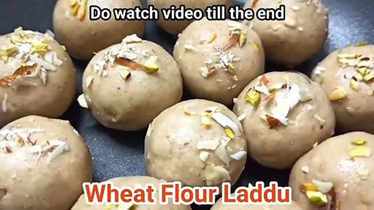 Sweet recipe Laddu recipe Wheat flour recipes Wheat flour laddu