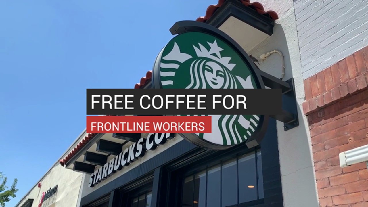 Free Coffee For Frontline Workers video Dailymotion
