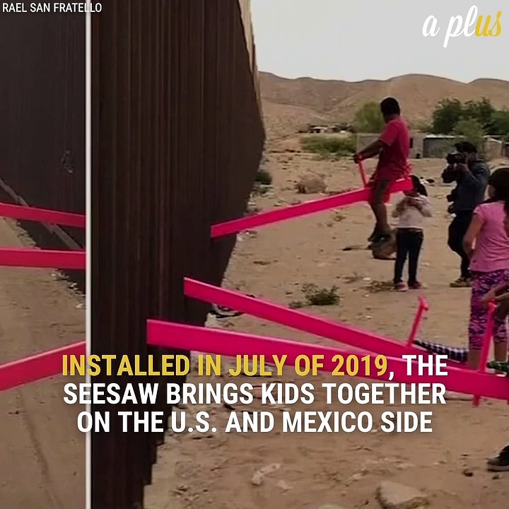 Seesaw Going Through U.S. Border Wall Goes Viral video Dailymotion