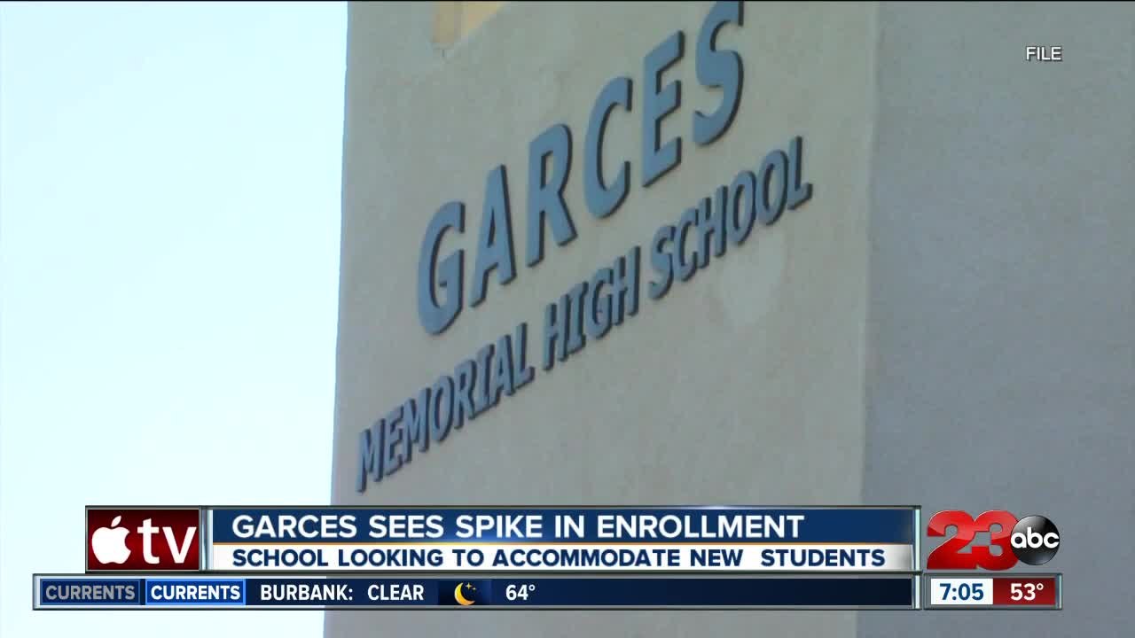 Garces Memorial High School sees spike in enrollment, school looking to
