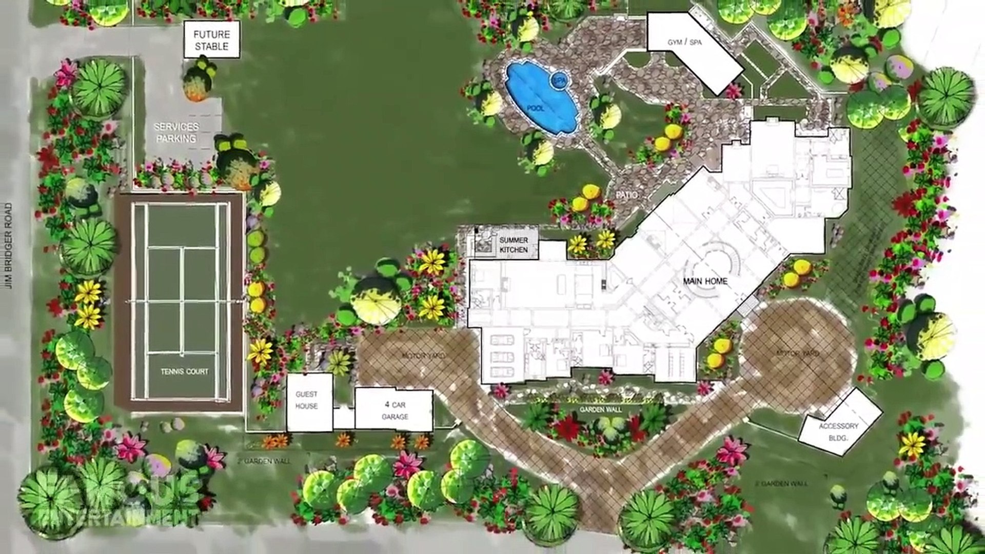 Kris Jenner House Floor Plan