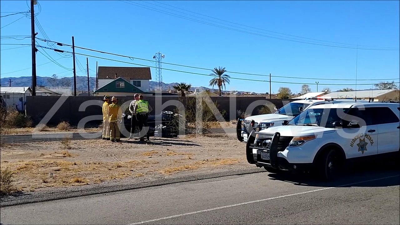 Needles, CA 2192021 Fatality and injury vehicle crash off the offramp from eastbound