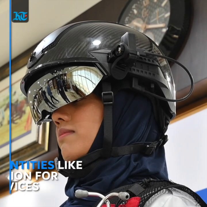 Combating Covid19 Dubai rolls out Smart Helmets video Dailymotion