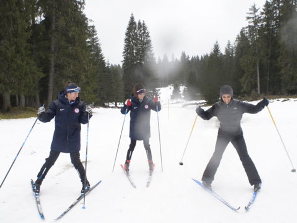 CrossCountry Skiing Lessons with Top Olympians at the Youth Olympics video Dailymotion