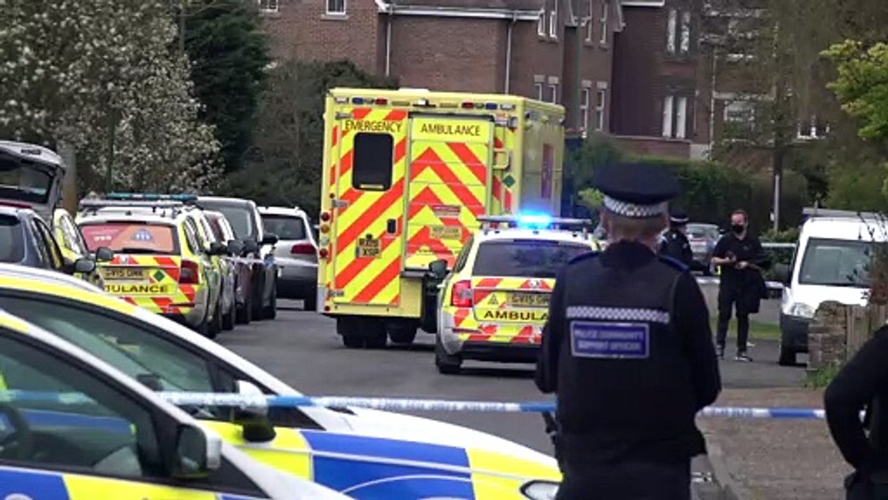 East Preston stabbing Manhunt for two suspects after victim suffers