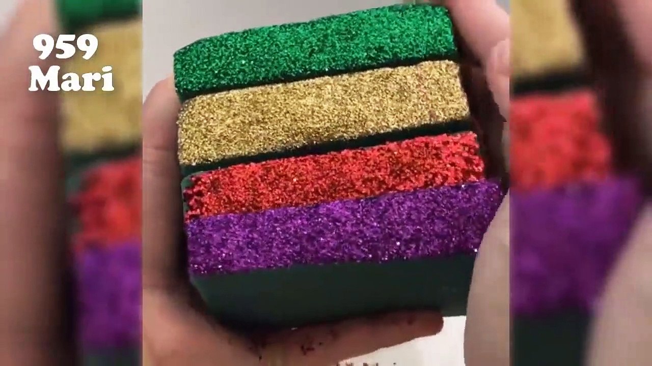 CRUSHING FLORAL FOAM WET Vs DRY AND GUESS THE COLOR GLITTER FOAM SATISFYING ASMR video Dailymotion