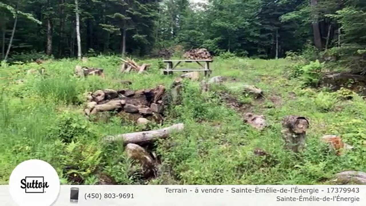Terrain à vendre SainteÉméliedel'Énergie 17379943 Vidéo