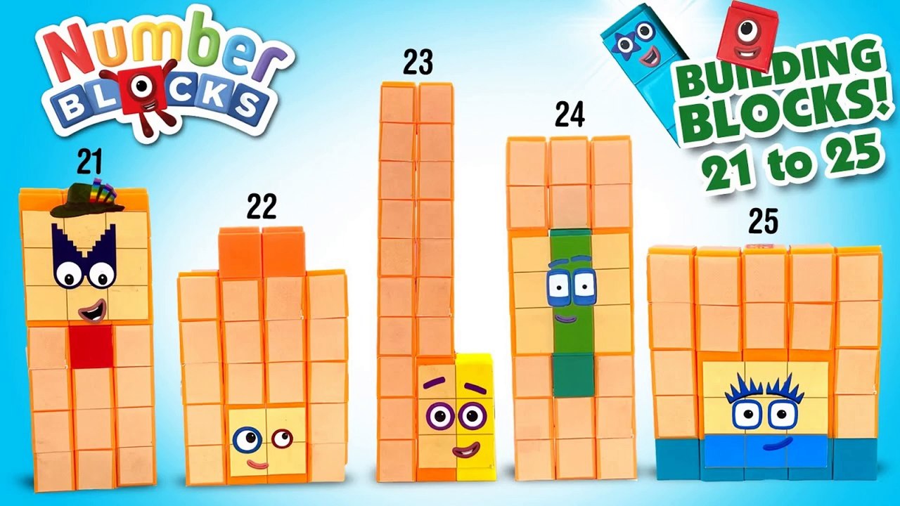 Numberblocks 21 to 25 Building Blocks Set Keith's Toy Box video