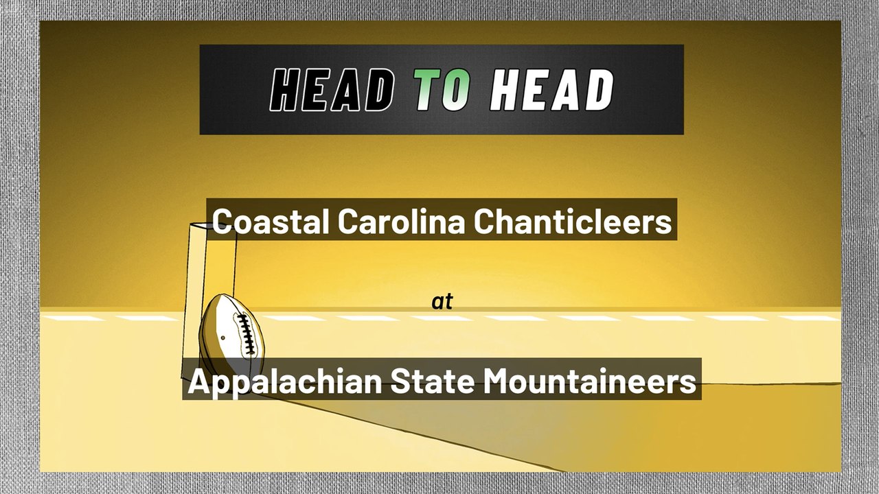Coastal Carolina Chanticleers at Appalachian State Mountaineers Over