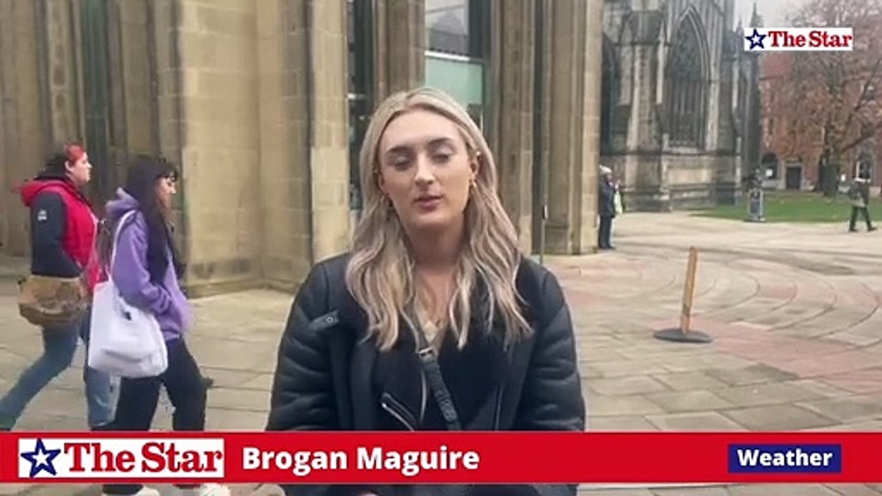 Sheffield weather forecast for Friday November 12th 2021 video