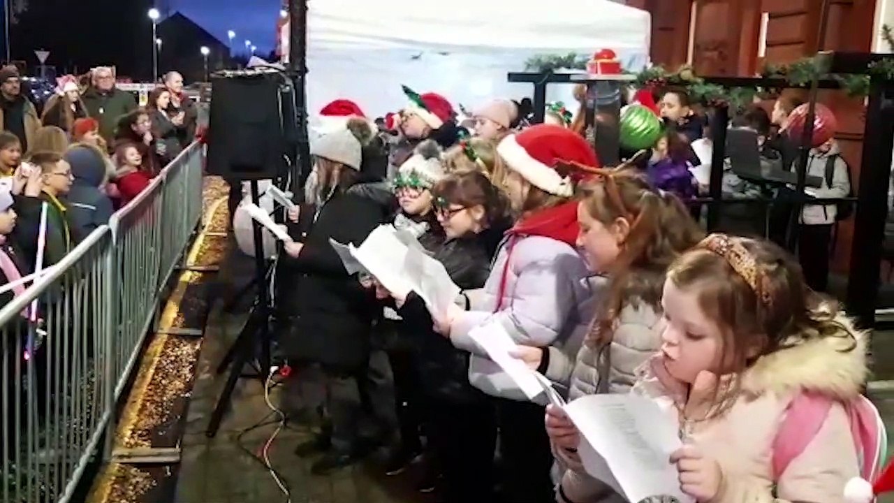 Children from Jarrow Cross Primary School perform at the Jarrow