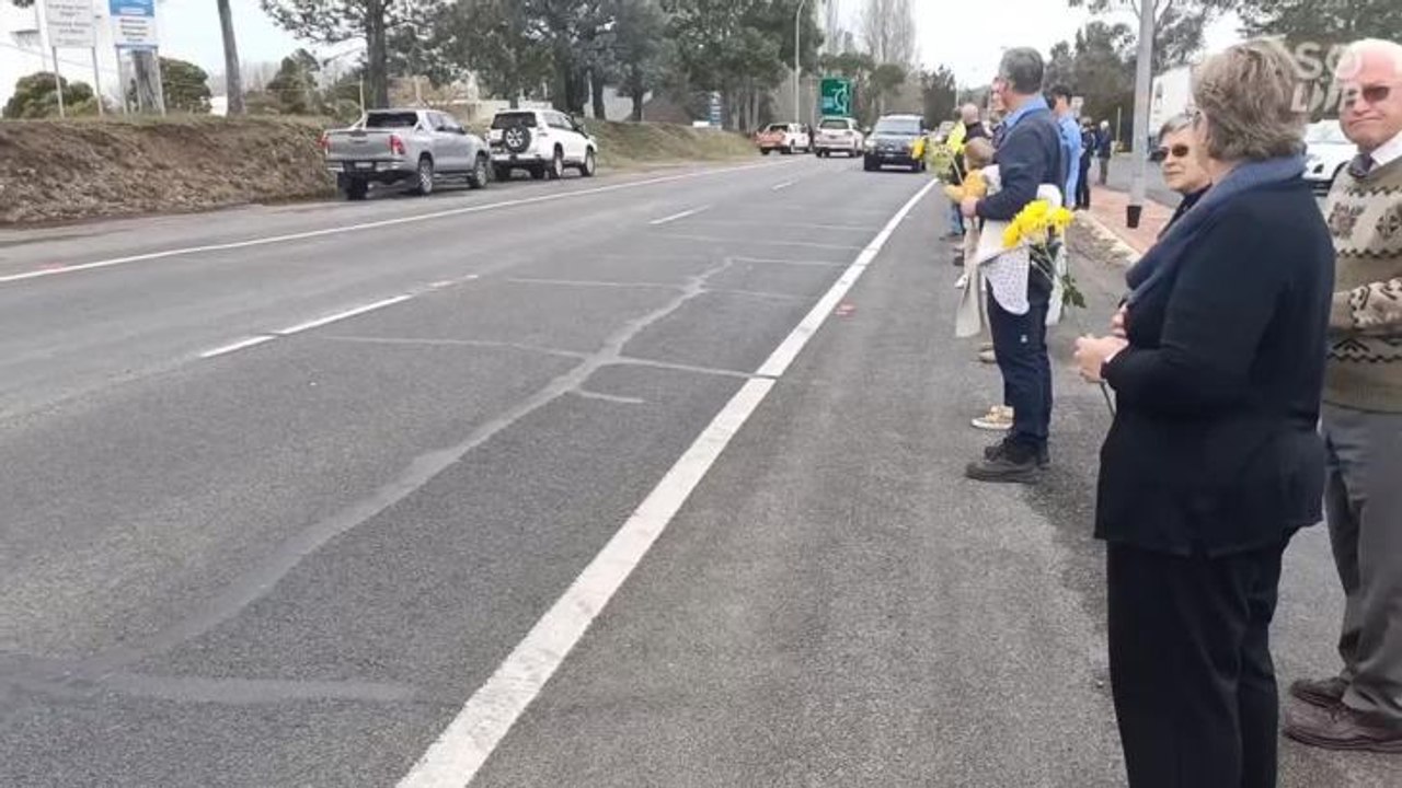 Bega Michael Shipton funeral procession video Dailymotion