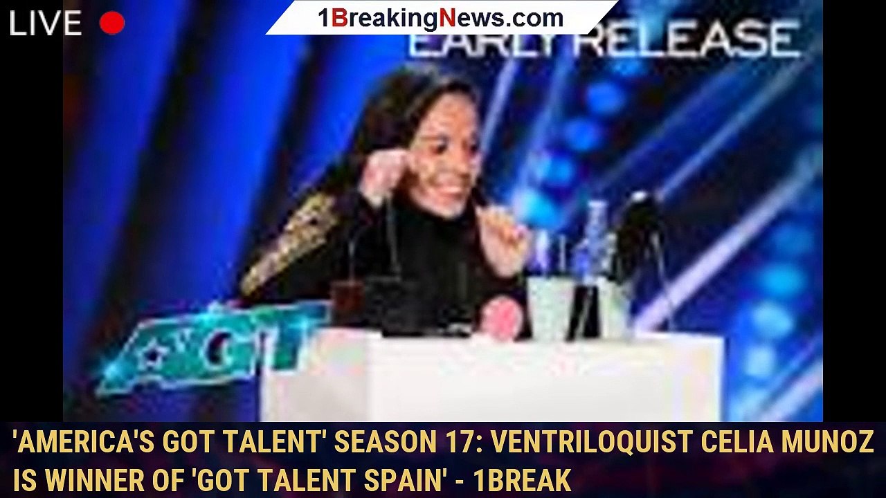 'America's Got Talent' Season 17 Ventriloquist Celia Munoz is winner
