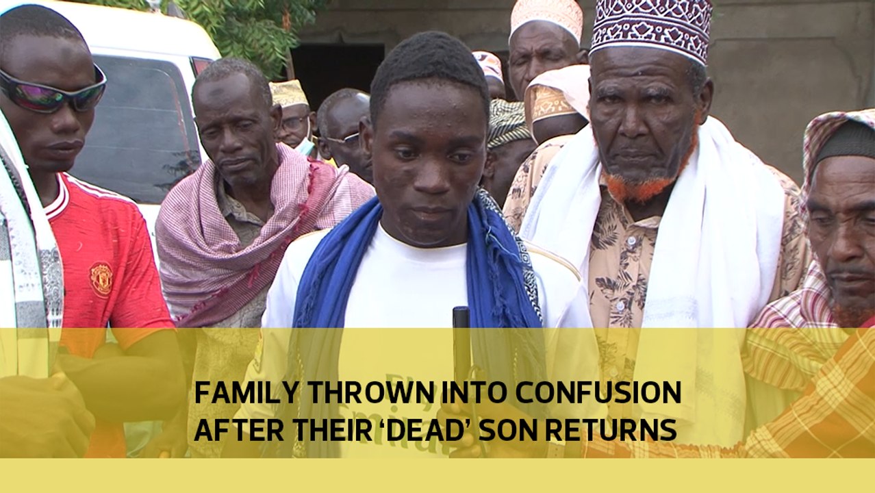 Family thrown into confusion after their ‘dead’ son returns video