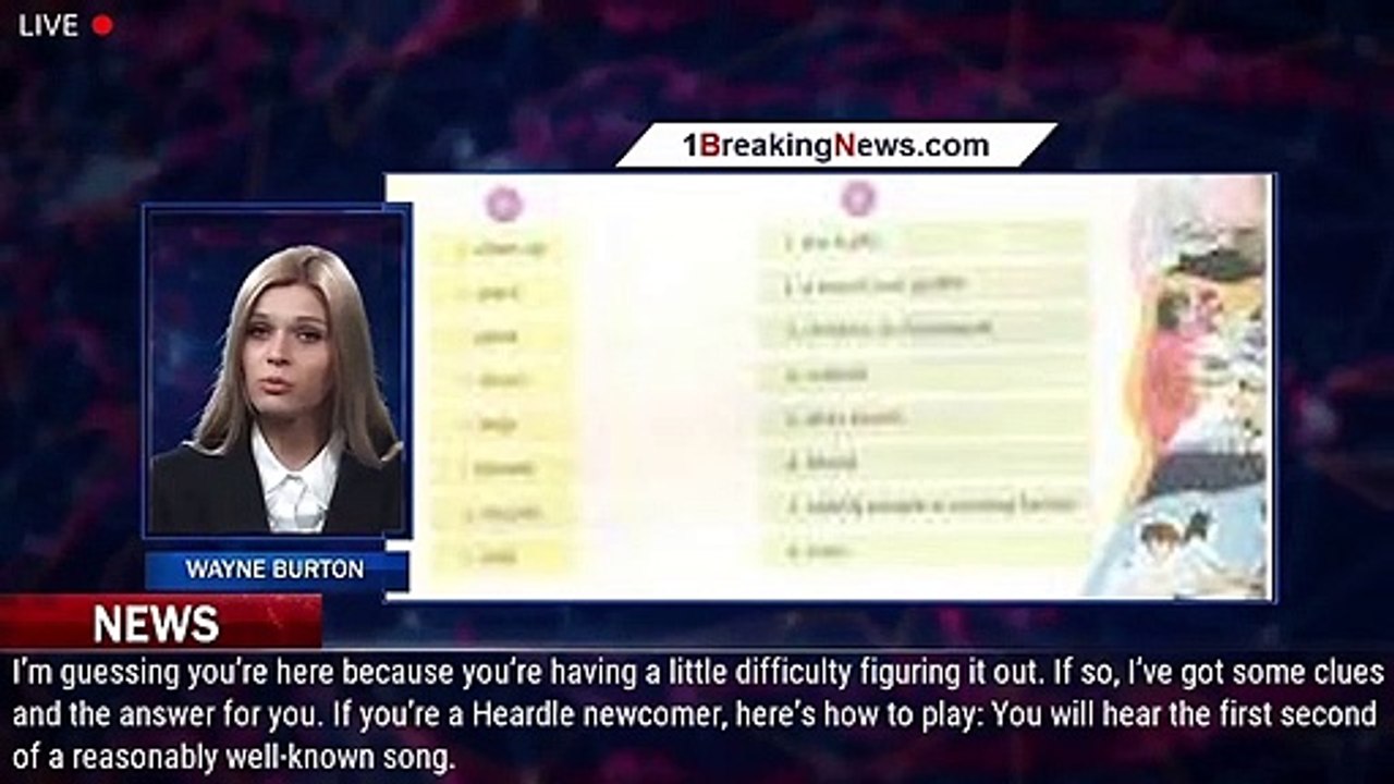 Today's 'Heardle' Answer And Clues For Thursday, July 7 1BREAKINGNEWS