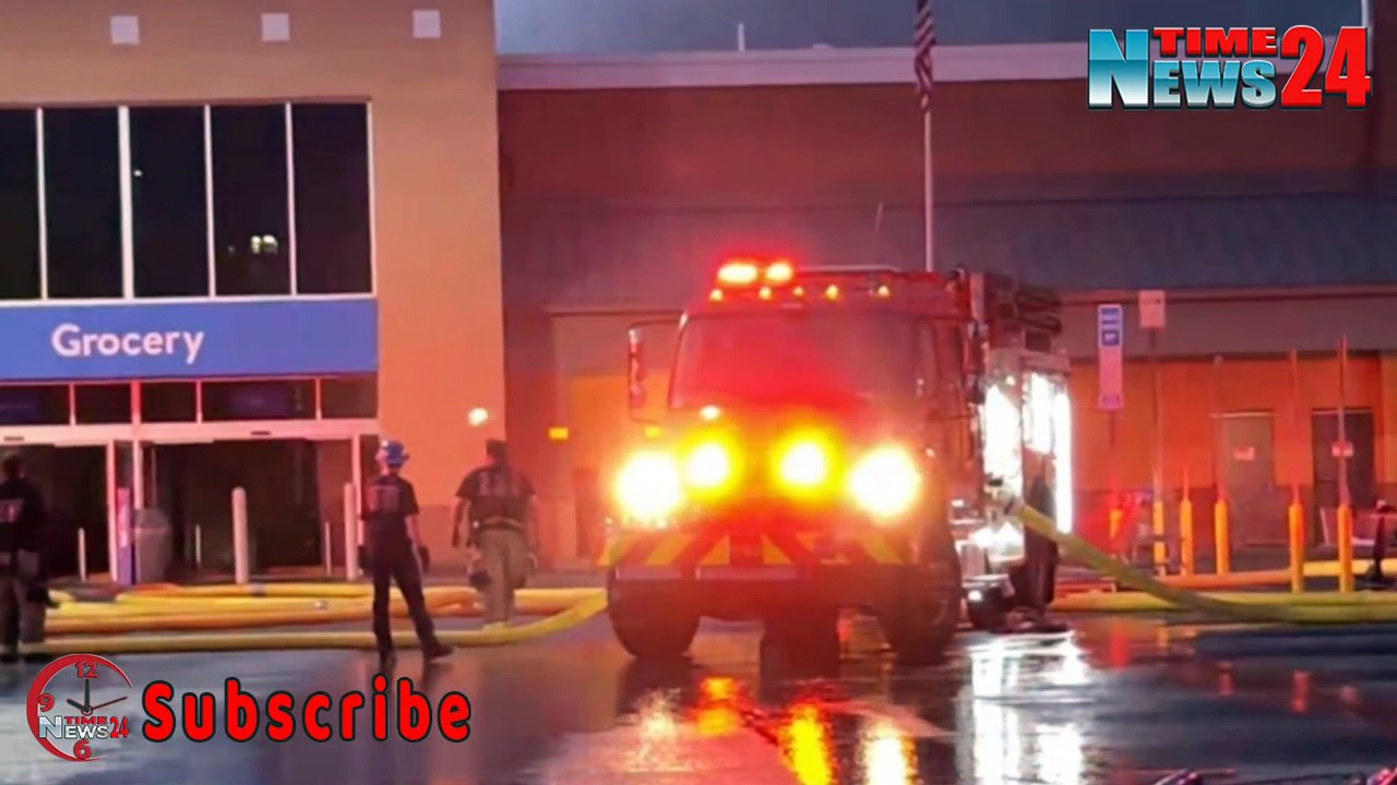 Fire at Walmart Supercenter in Peachtree City in video