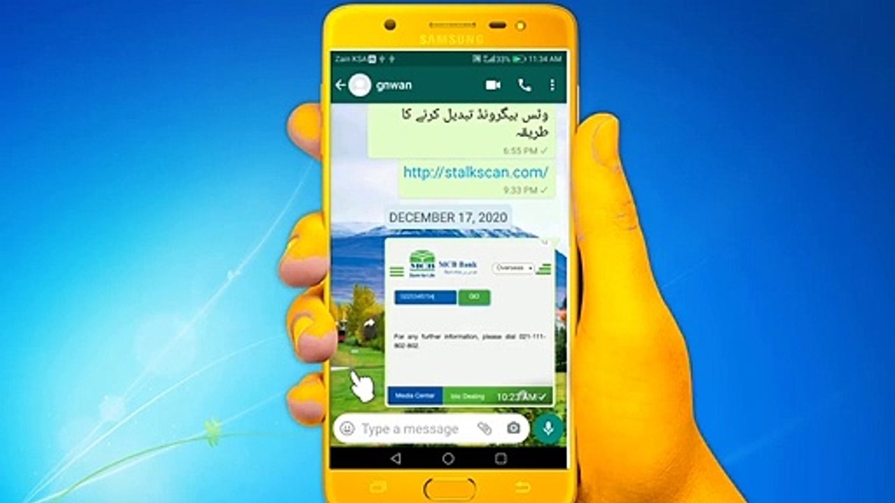 how to change whatsapp background wallpaper colour in mobile phone