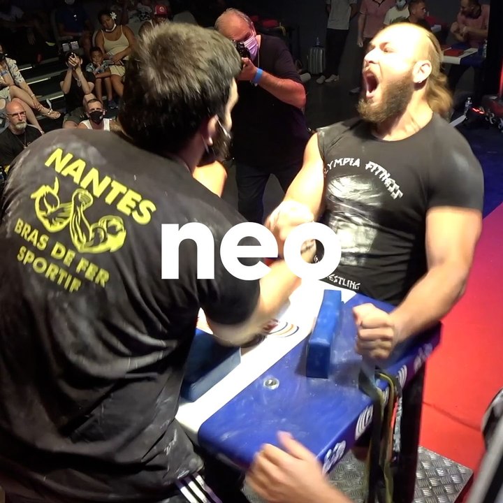 Allan Barberis vient d'être champion de France de bras de fer video