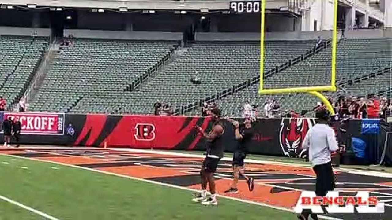 Cincinnati Bengals vs Pittsburgh Steelers Pregame Warmups video