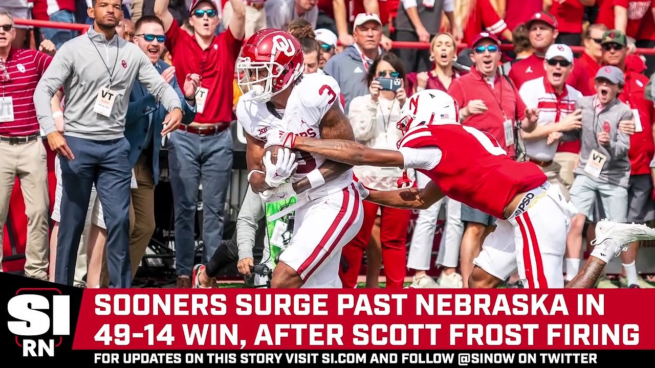 Oklahoma Football Destroys Nebraska video Dailymotion