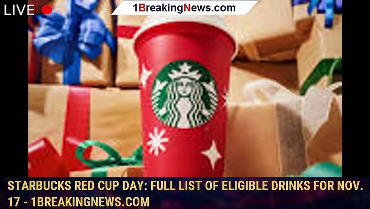 red cup day 2026 india Starbucks Red Cup Day Full List of Eligible Drinks for Nov. 17