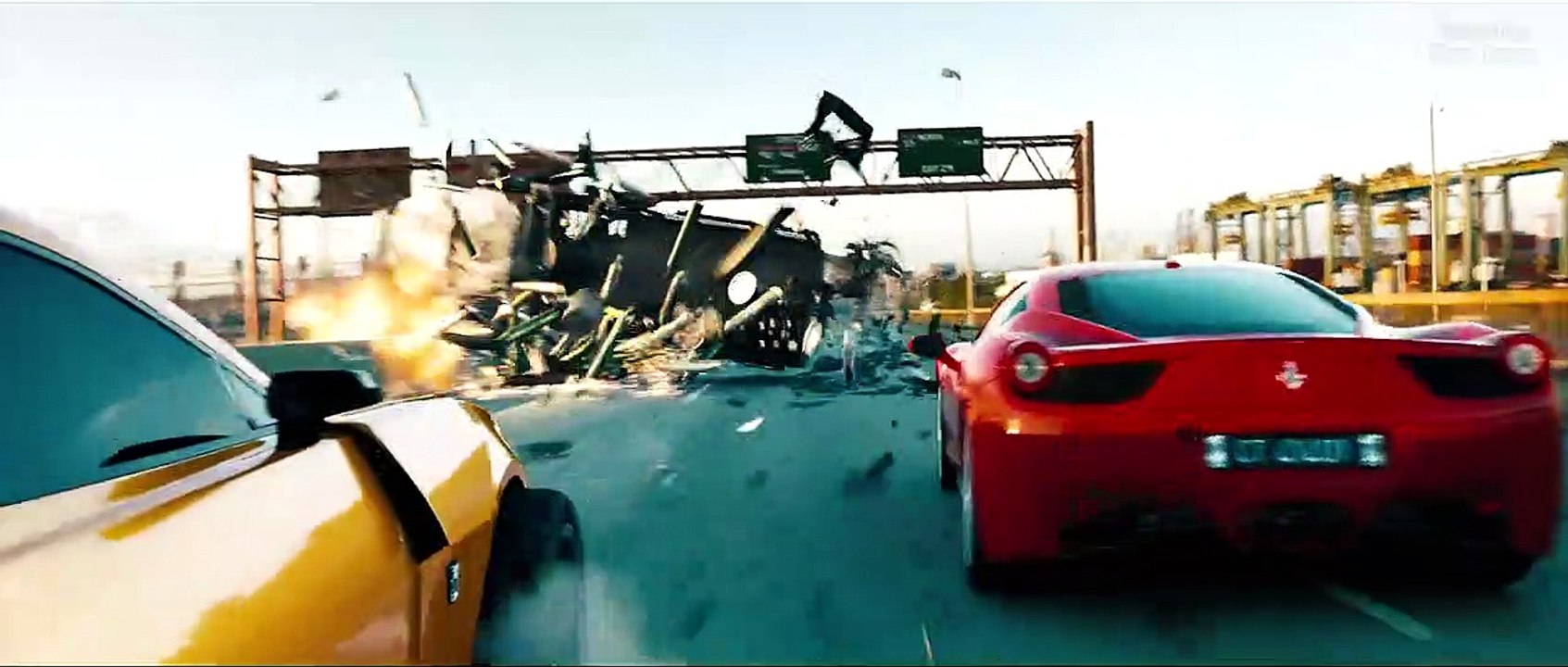 Transformers_ Dark of the Moon (2011) Freeway Chase Only Action [4K